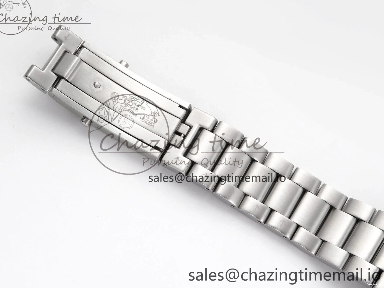 0405 Seamaster “LMPO” OMF 1:1 Best Edition Black Dial on SS Bracelet A Tailored 7703